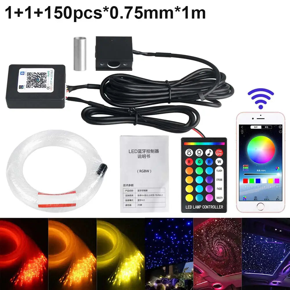 Starlight Headliner Kit — App & Remote, RGBW — photo 11