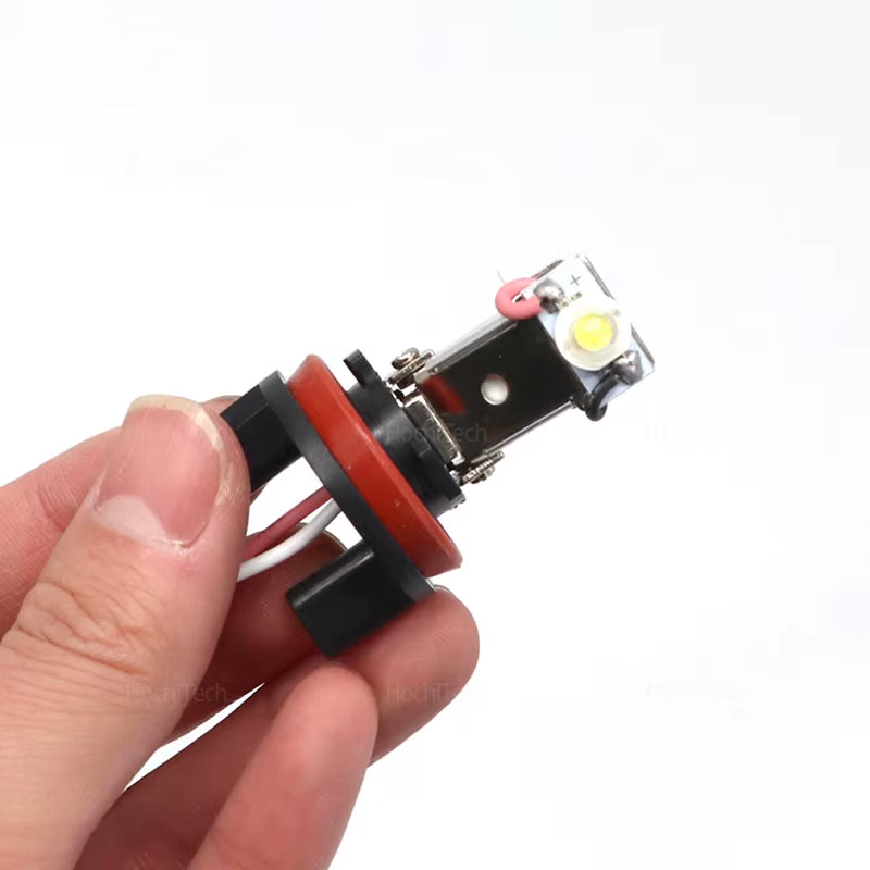 Yellow H8 angel eye bulbs for BMW E90 / E92 / E82