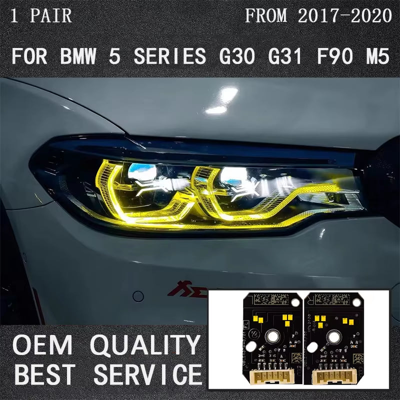 Yellow DRL for BMW G30 5 Series / F90 M5