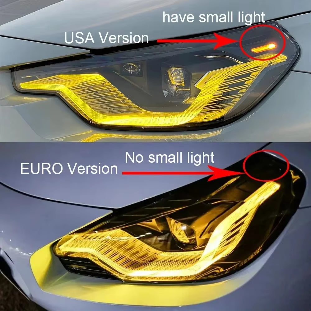 Yellow DRL modules for BMW G87 M2 / G42 2 Series
