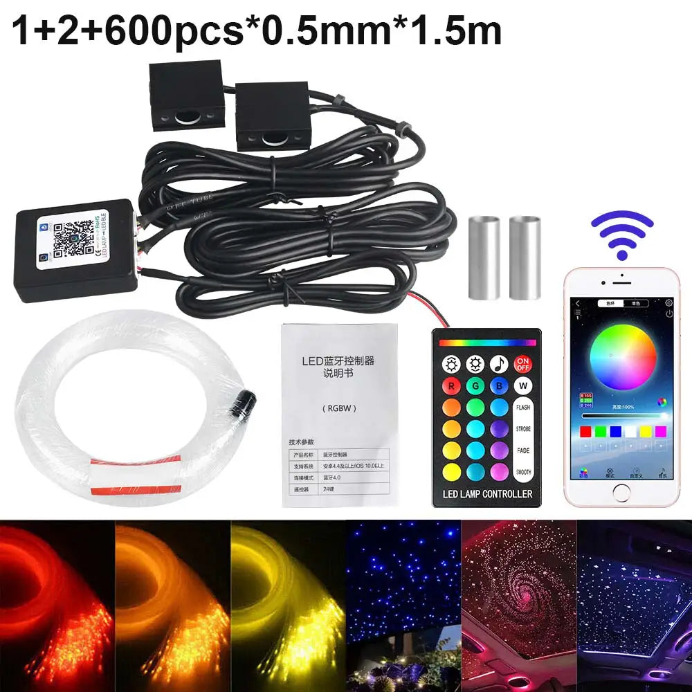 Starlight Headliner Kit — App & Remote, RGBW — photo 8