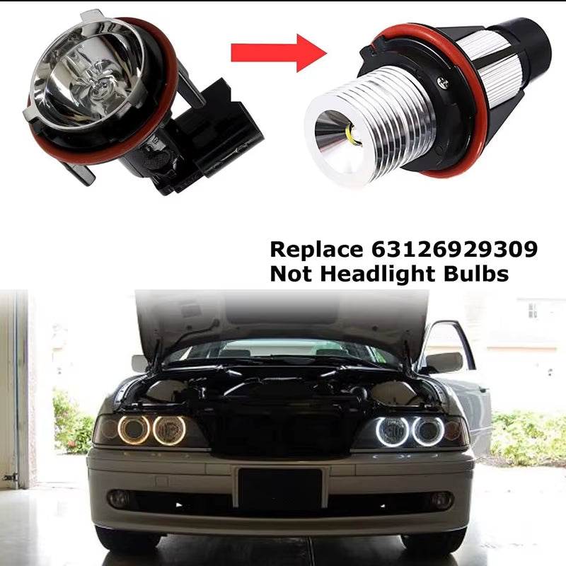 LED Angel Eye Bulbs — E39 / E53 / E60 / E65 / E83 Xenon — photo 2