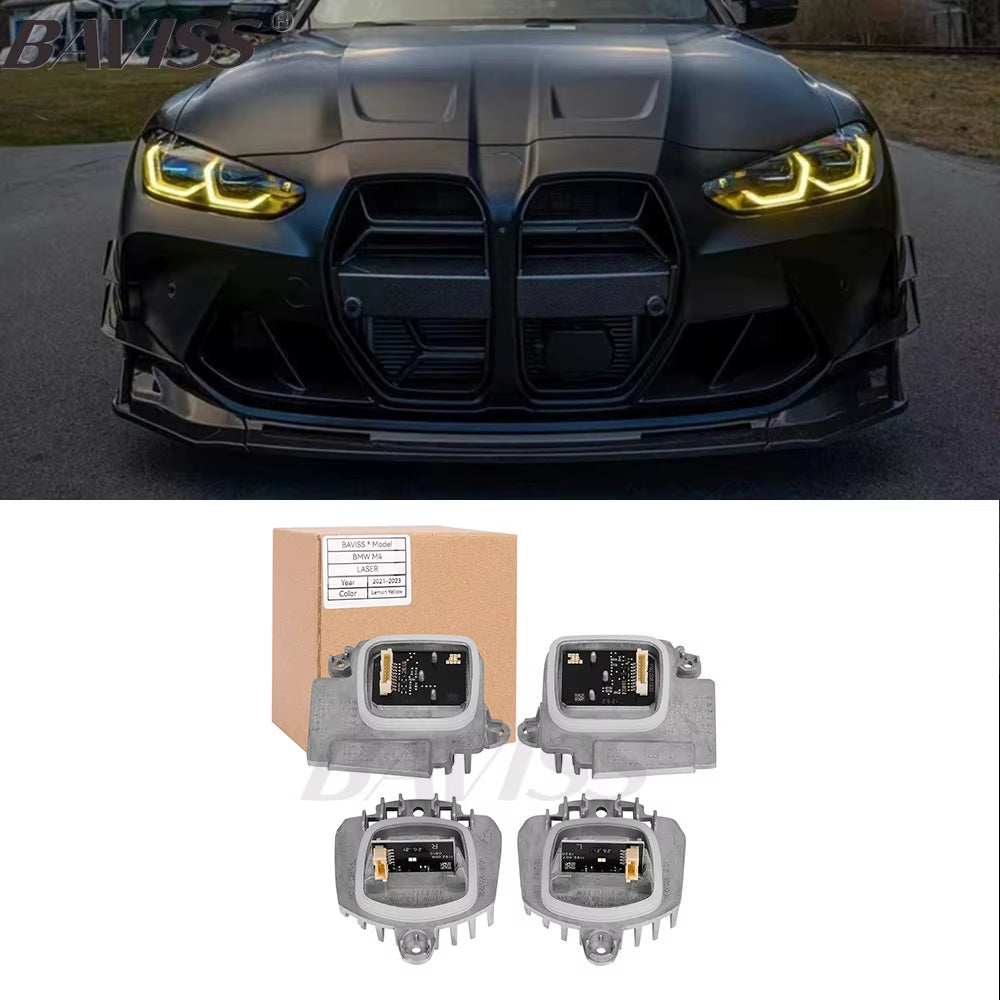 Yellow DRL Modules for BMW G80 M3 / G82 M4 Laser