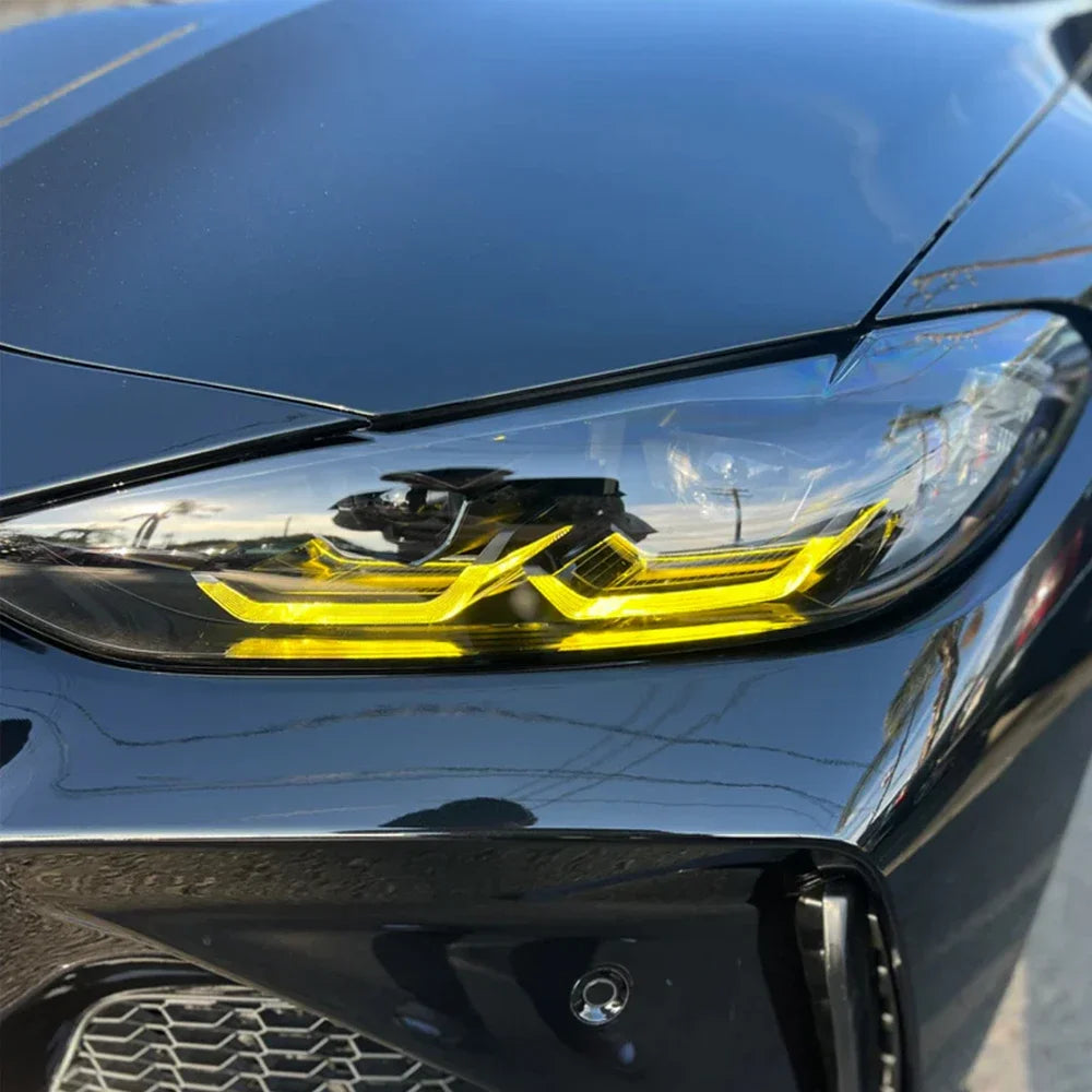 Yellow DRL for BMW G80 M3 / G82 M4 LED Headlights