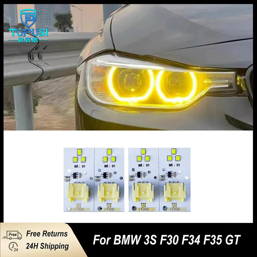 Yellow angel eye boards for BMW F30 / F31