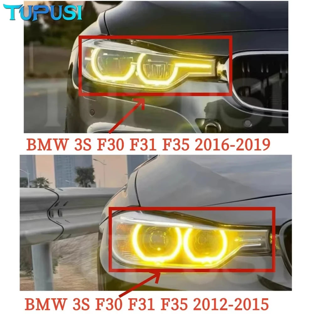 Yellow angel eye boards for BMW F30 / F31