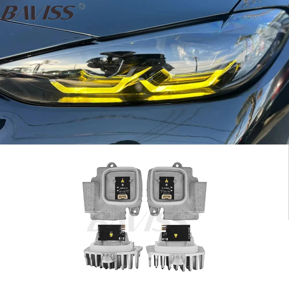 Yellow DRL for BMW G80 M3 / G82 M4 LED Headlights