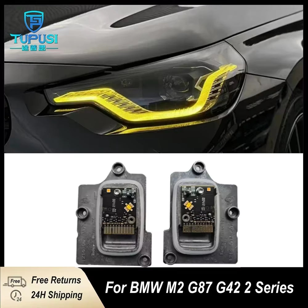 Yellow DRL modules for BMW G87 M2 / G42 2 Series