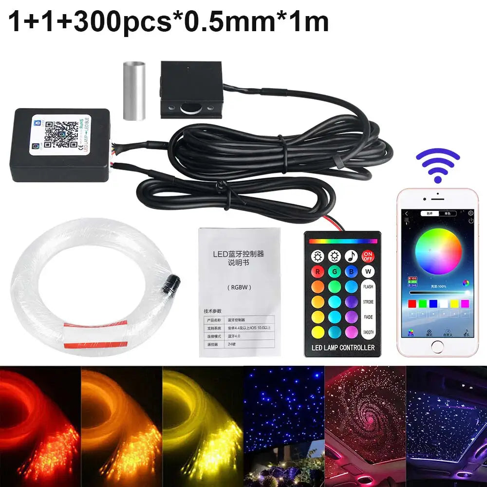Starlight Headliner Kit — App & Remote, RGBW — photo 4
